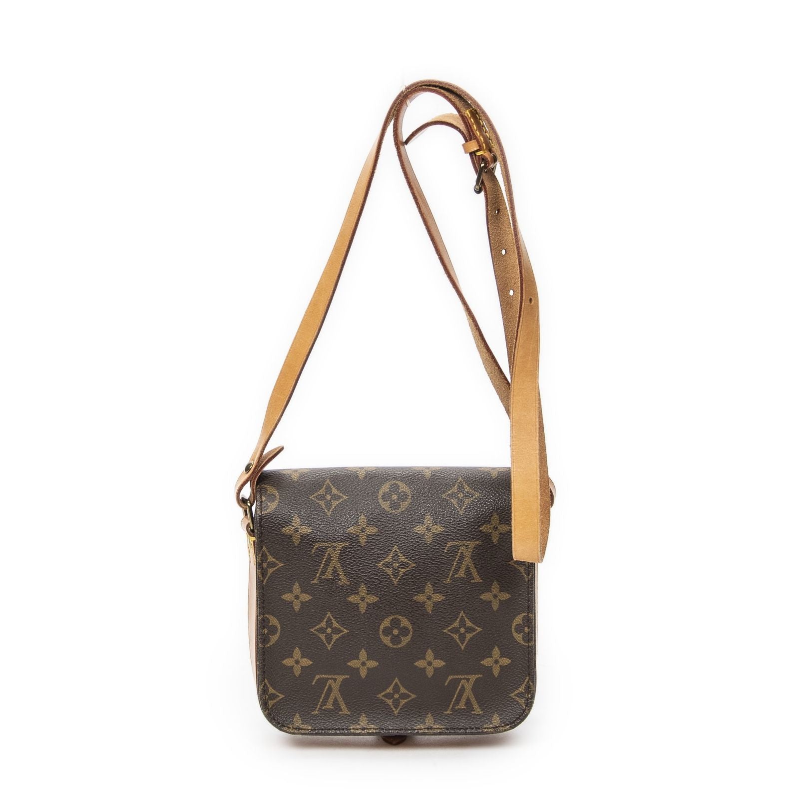 Louis Vuitton Cartouchiere Brown Monogram Canvas Messenger — view 5