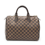 Louis Vuitton Speedy Brown Damier Ebene Handbag