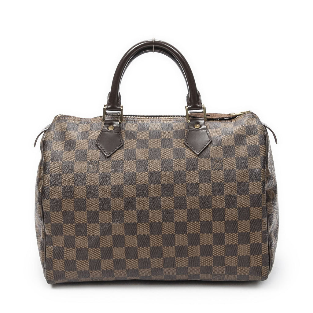 Louis Vuitton Speedy Brown Damier Ebene Handbag