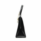 Celine Vintage Flap Top Handle Black Smooth Leather — view 3