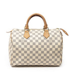 Louis Vuitton Speedy Ivory Damier Azur Handbag