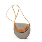 Dior Vintage Flap Crossbody Gray Brown Canvas — view 2