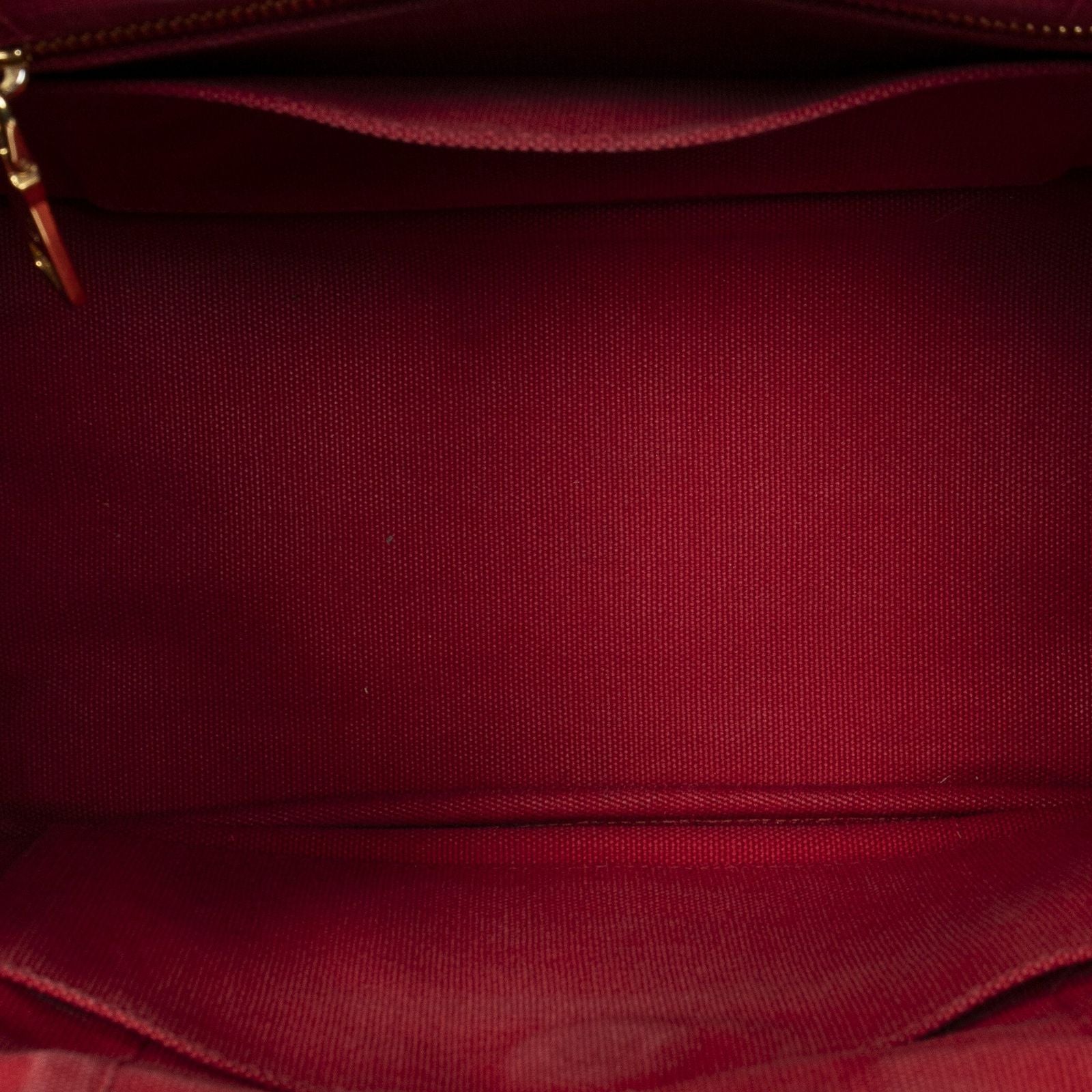 Prada Canapa Small Tote Red Canvas — view 9