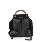 Gucci Rajibanbu Backpack Black Suede Leather — view 5