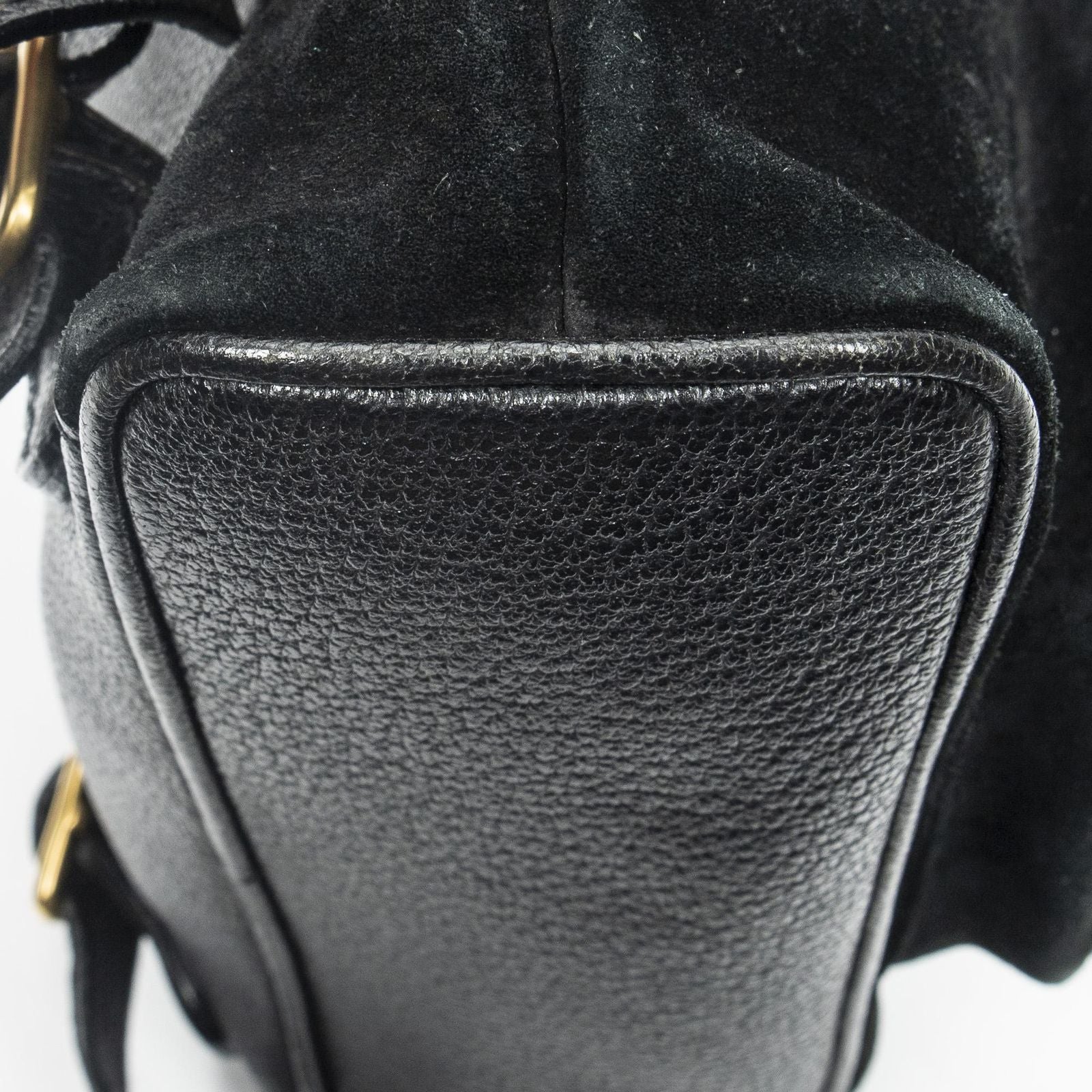 Gucci Minibumbu Backpack Black Suede Leather — view 7
