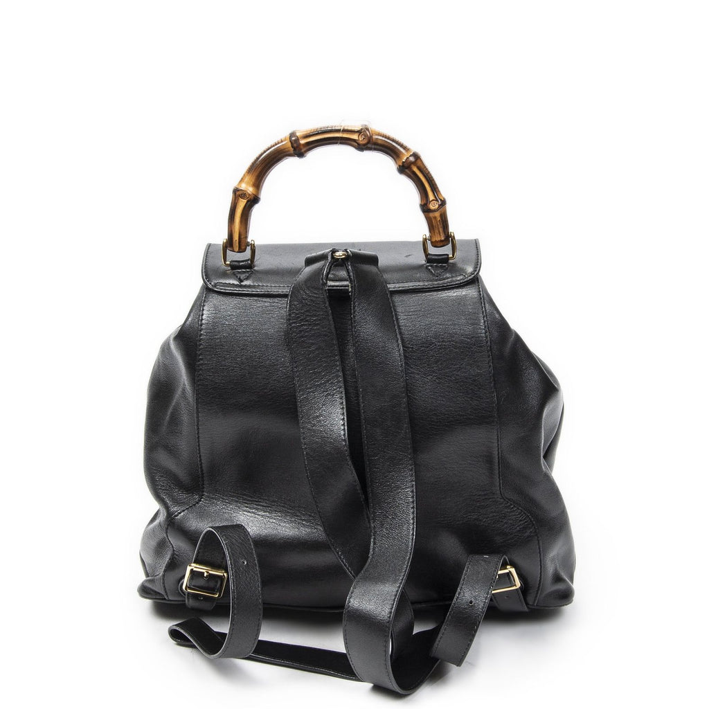 Gucci Rajibanbu Backpack Black Calfskin Leather — view 5