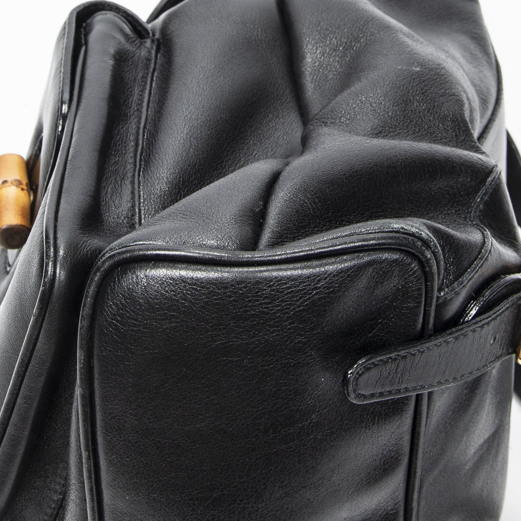 Gucci Rajibanbu Backpack Black Calfskin Leather — view 8
