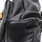 Gucci Rajibanbu Backpack Black Calfskin Leather — view 8