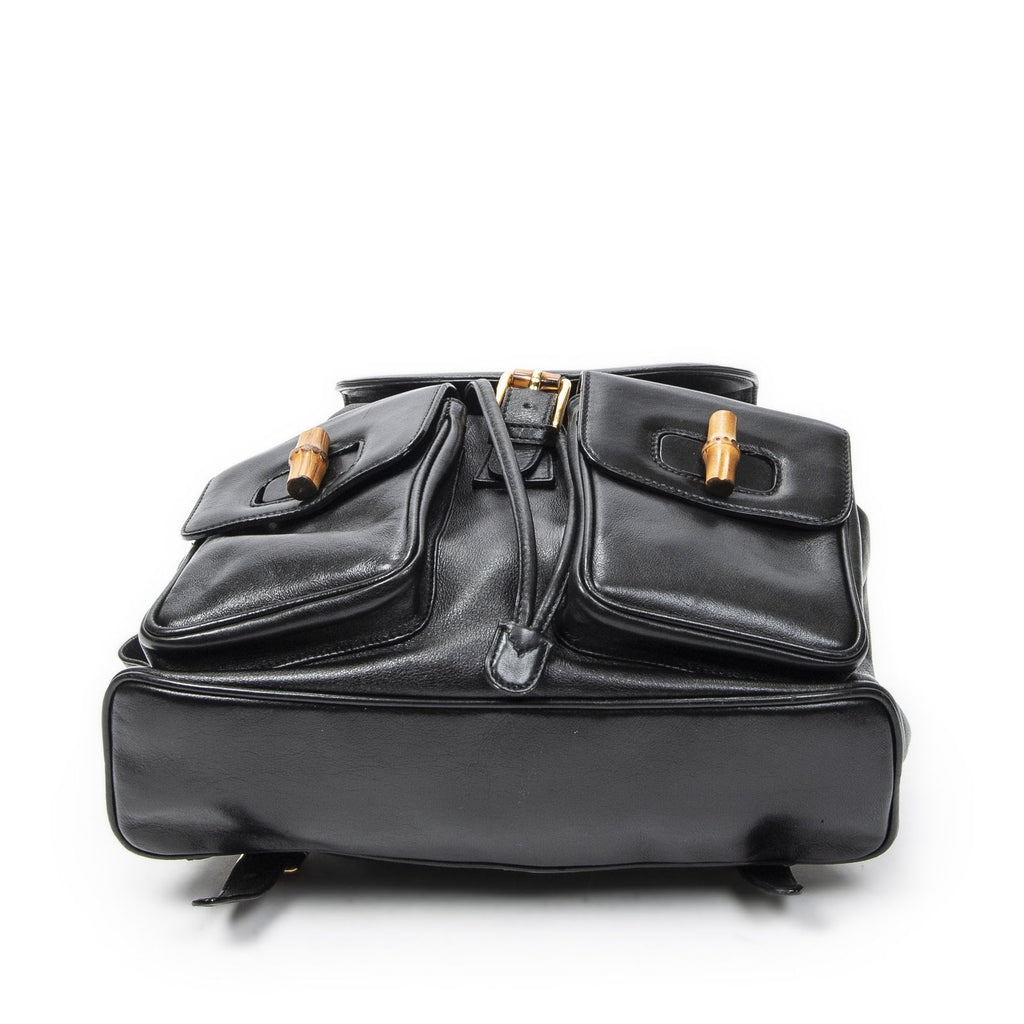 Gucci Rajibanbu Backpack Black Calfskin Leather — view 6