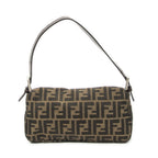 Fendi Baguette Tan Dark Brown Zucca Canvas Messenger — view 5