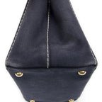 Prada Canapa Small Tote Navy Canvas — view 8