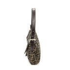 Fendi Baguette Brown Black Zucca Canvas Messenger — view 3