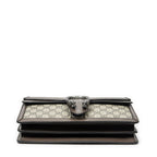 Gucci Small Dionysus Chain Crossbody Beige Brown Supreme Canvas — view 6