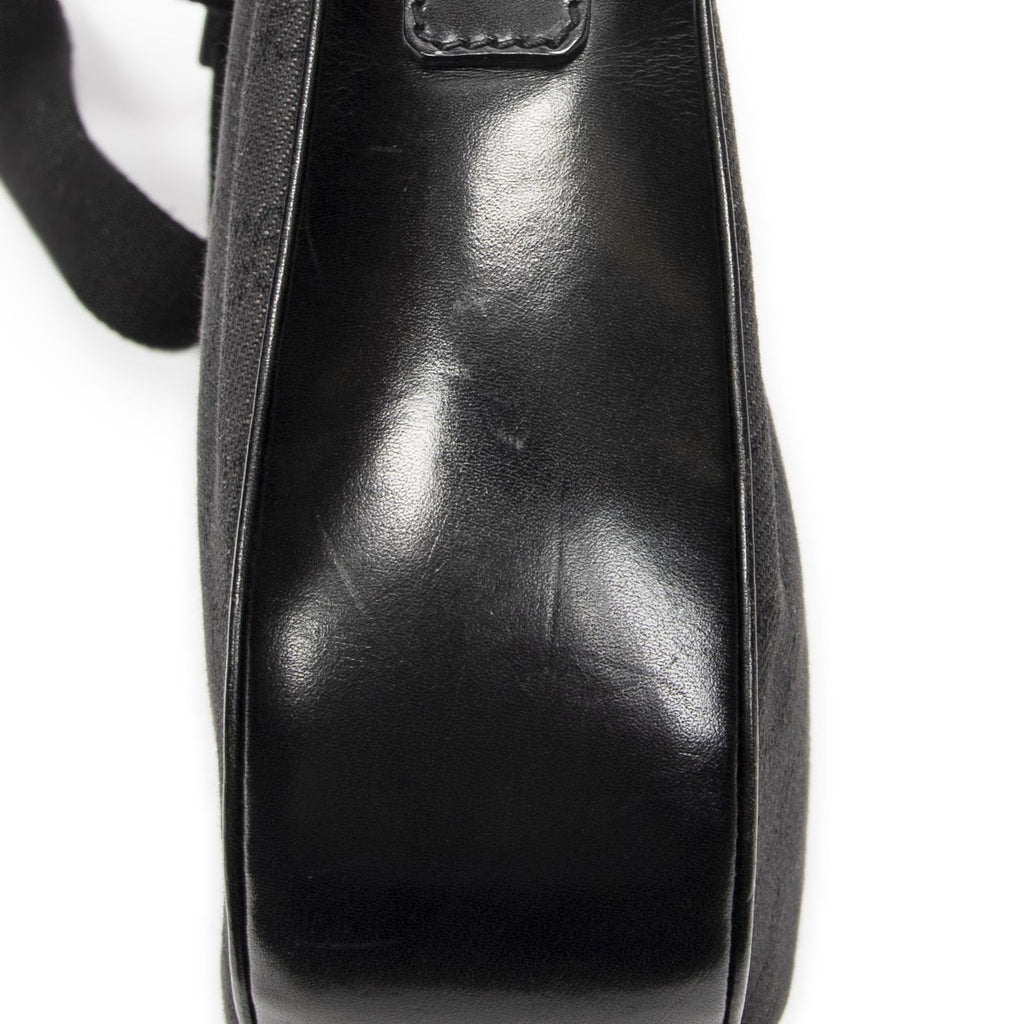 Gucci Hobo Crossbody Black GG Denim Canvas — view 7