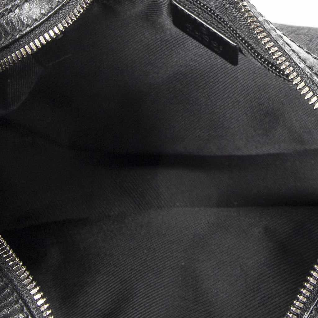 Gucci Hobo Crossbody Black GG Denim Canvas — view 9