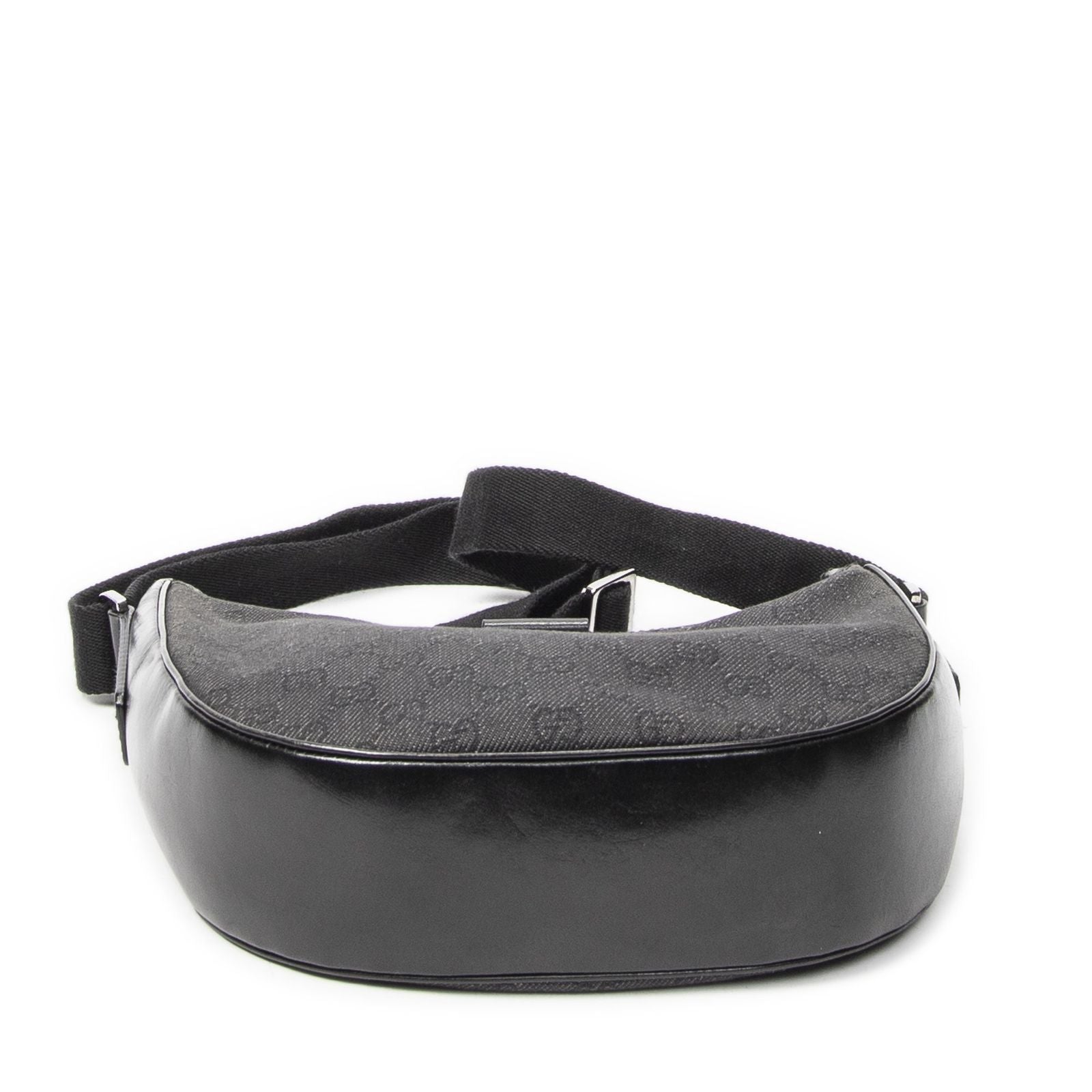 Gucci Hobo Crossbody Black GG Denim Canvas — view 6