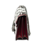 Gucci Small Dionysus Chain Crossbody Ivory Red Tweed — view 3