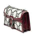 Gucci Small Dionysus Chain Crossbody Ivory Red Tweed — view 2