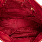 Prada Hobo Red Nylon Canvas — view 9