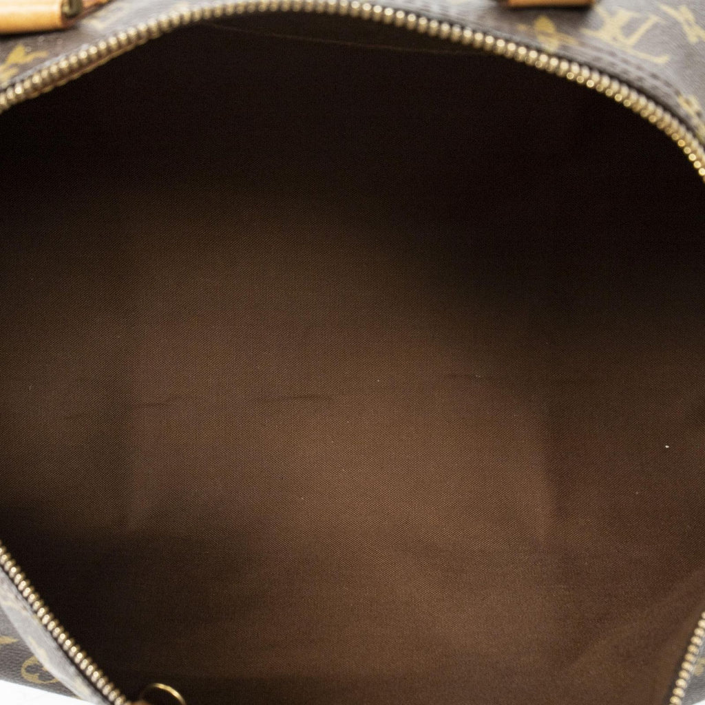 Louis Vuitton Speedy Brown Monogram Canvas Handbag — view 9