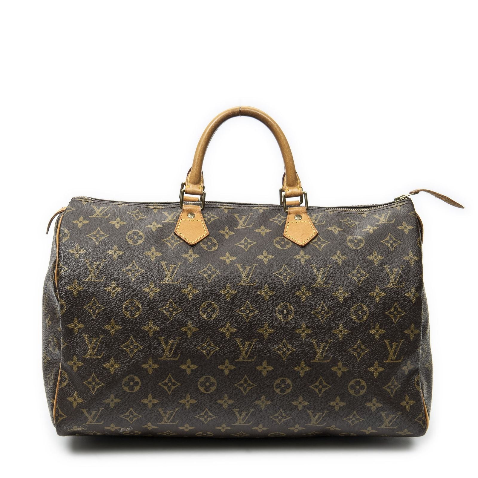 Louis Vuitton Speedy Brown Monogram Canvas Handbag