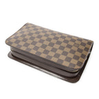 Louis Vuitton St Clutch Brown Damier Ebene — view 2