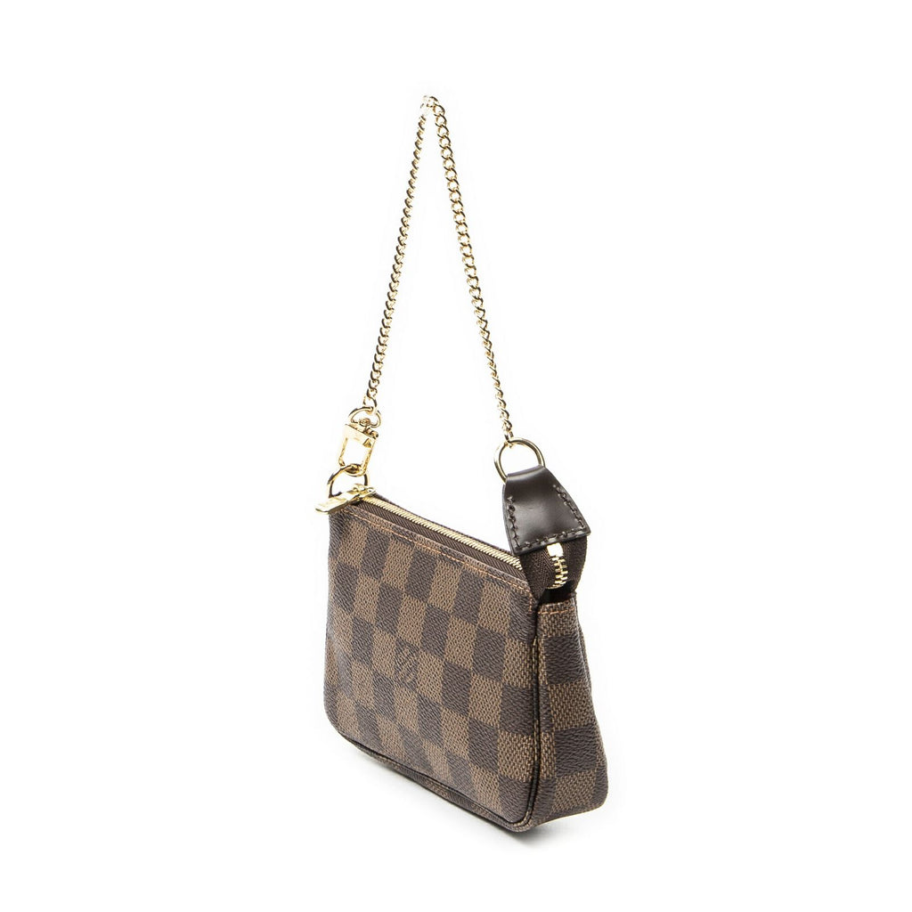 Louis Vuitton Mini Pochette Brown Damier Ebene — view 2