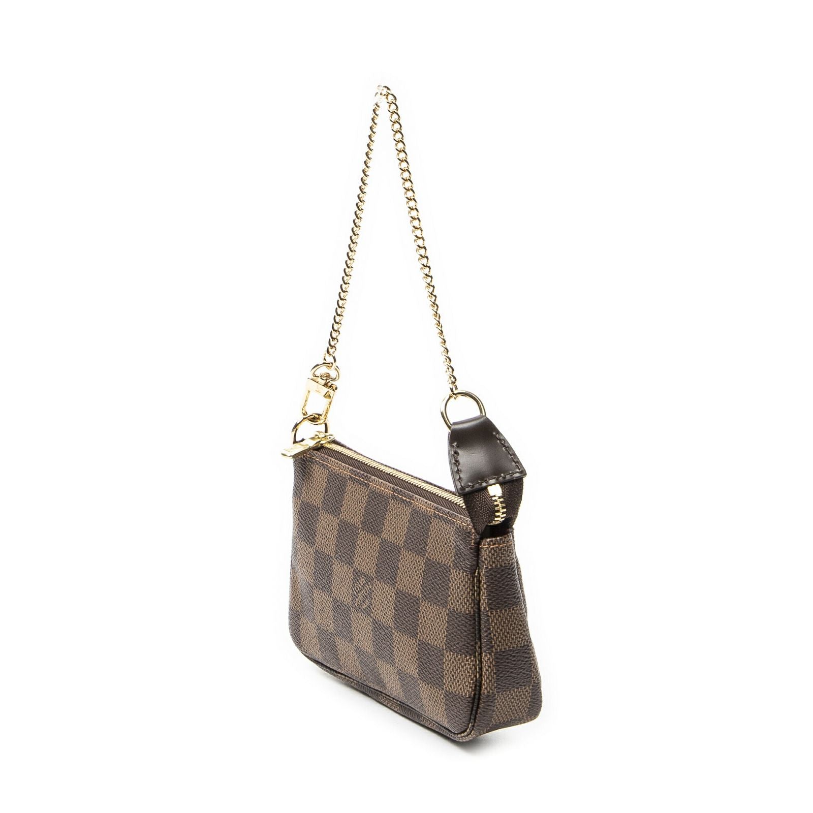Louis Vuitton Mini Pochette Brown Damier Ebene — view 2