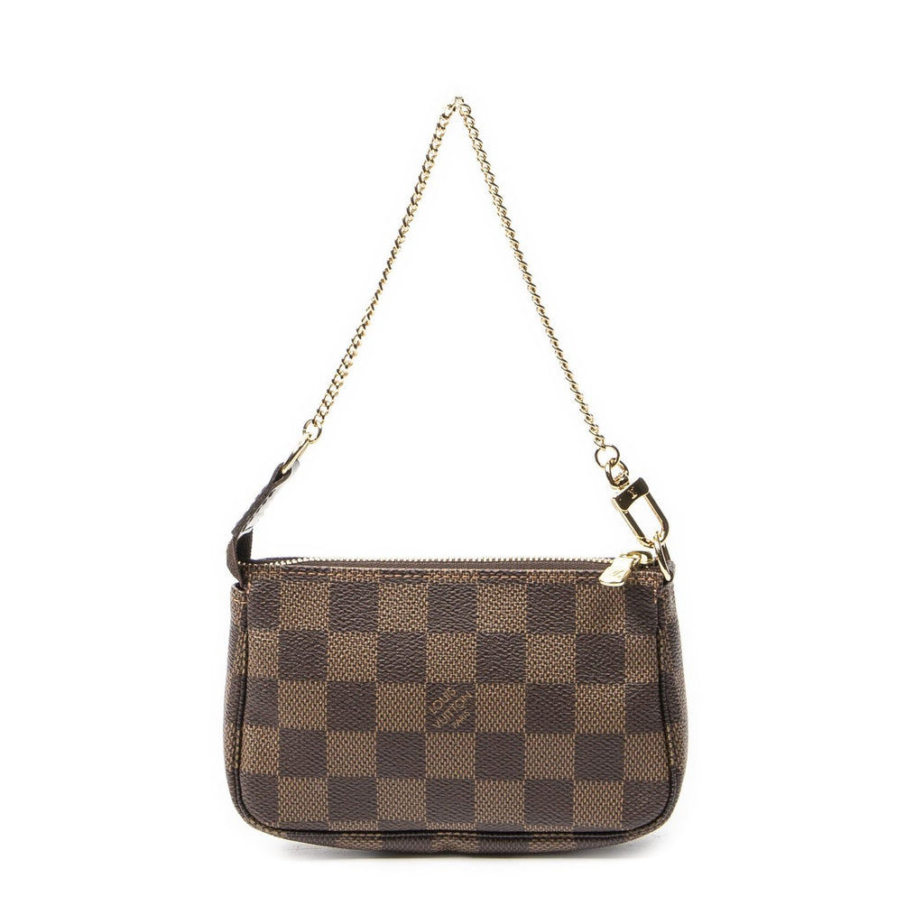 Louis Vuitton Mini Pochette Brown Damier Ebene — view 5