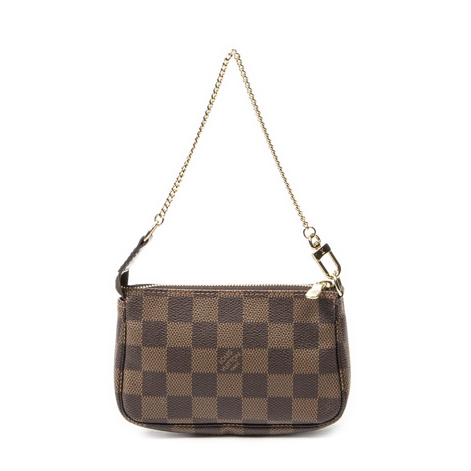 Louis Vuitton Mini Pochette Brown Damier Ebene — view 5