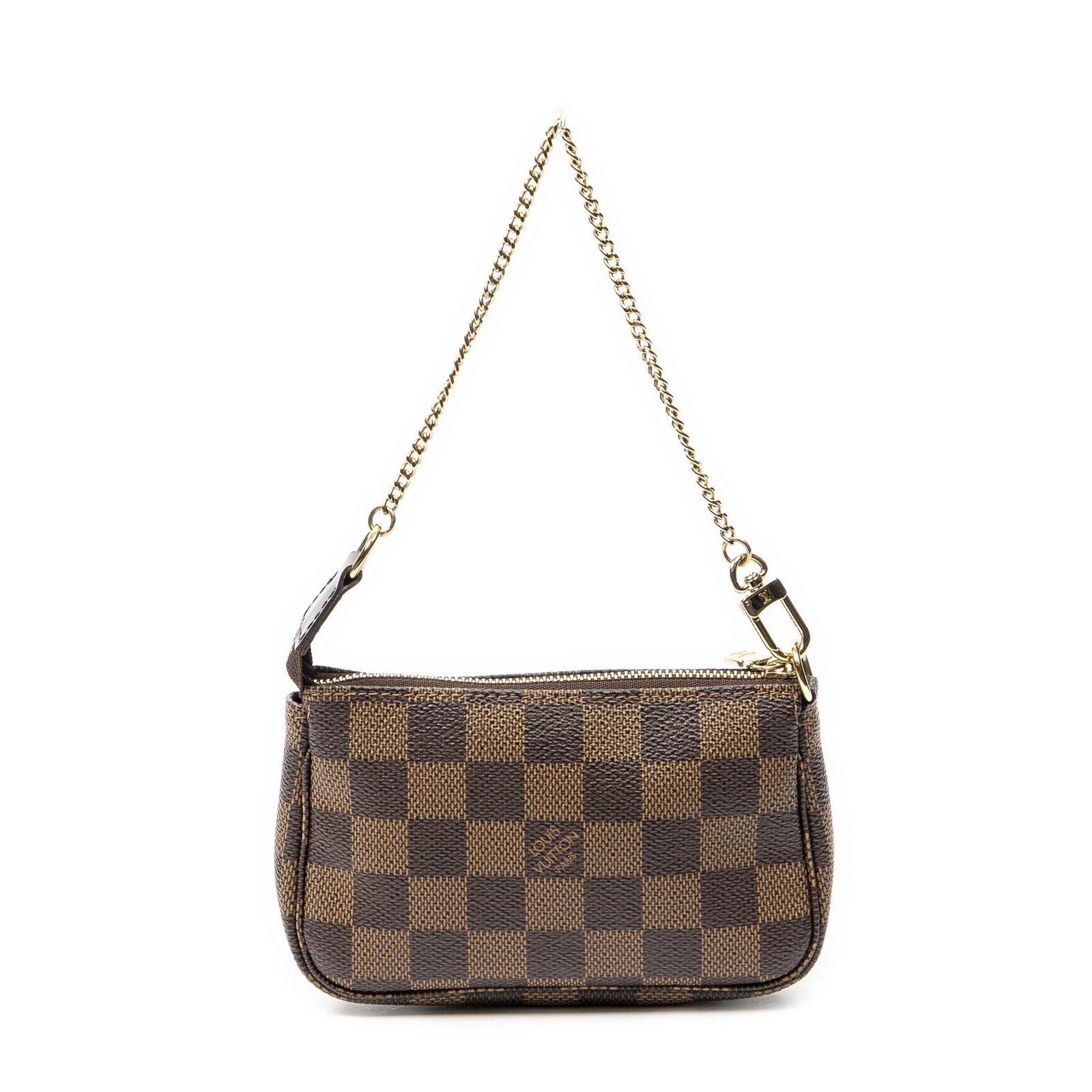 Louis Vuitton Mini Pochette Brown Damier Ebene — view 5