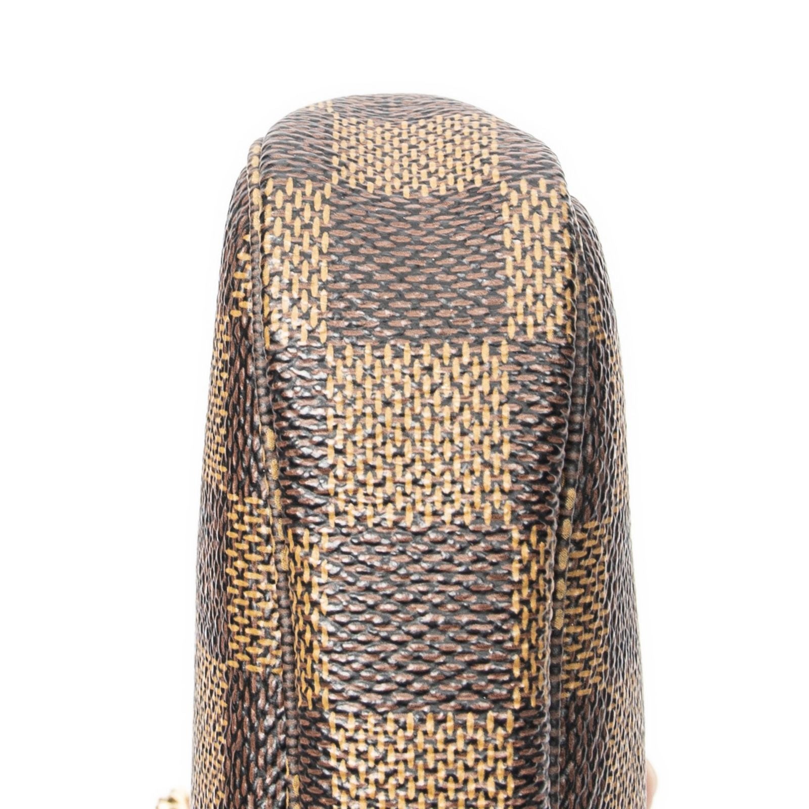 Louis Vuitton Mini Pochette Brown Damier Ebene — view 8