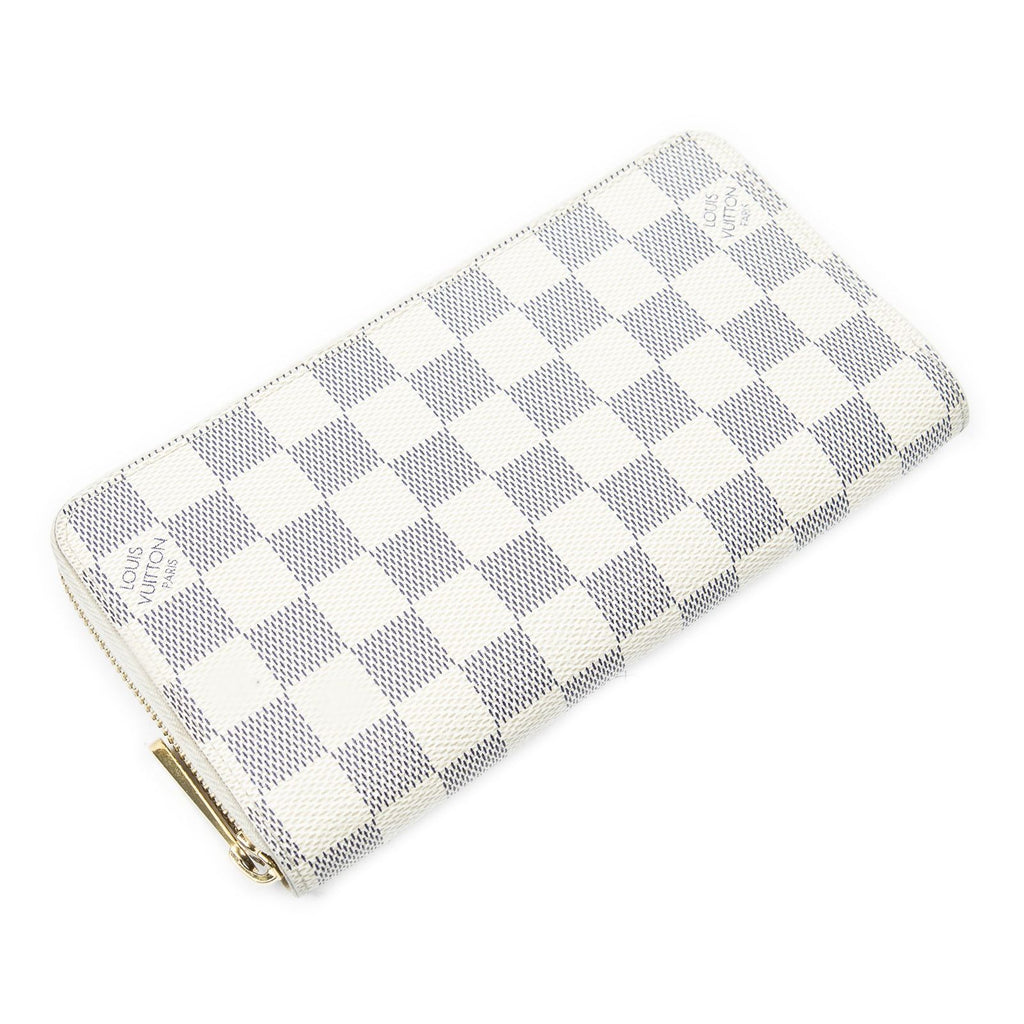 Louis Vuitton Zippy Wallet Ivory Damier Azur — view 6