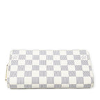 Louis Vuitton Zippy Wallet Ivory Damier Azur — view 8