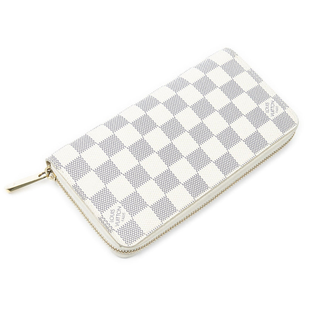Louis Vuitton Zippy Wallet Ivory Damier Azur — view 7