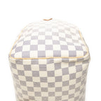 Louis Vuitton Speedy Ivory Damier Azur Handbag — view 8