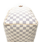 Louis Vuitton Speedy Ivory Damier Azur Handbag — view 7