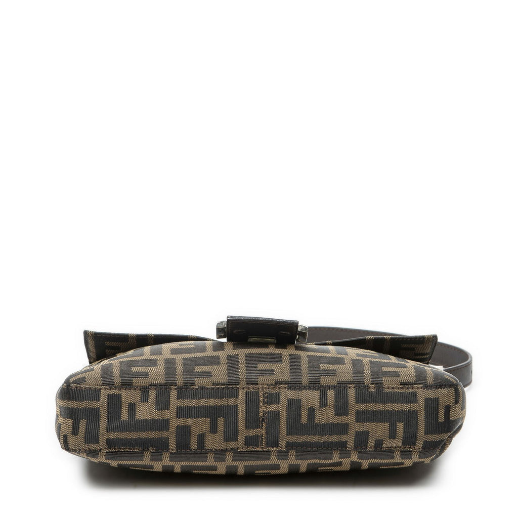 Fendi Baguette Khaki Dark Brown Zucca Canvas — view 6