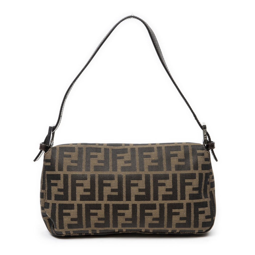 Fendi Baguette Khaki Dark Brown Zucca Canvas — view 5
