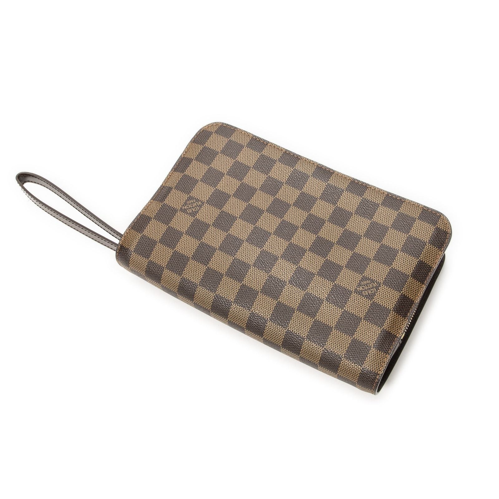Louis Vuitton St Clutch Brown Damier Ebene — view 2