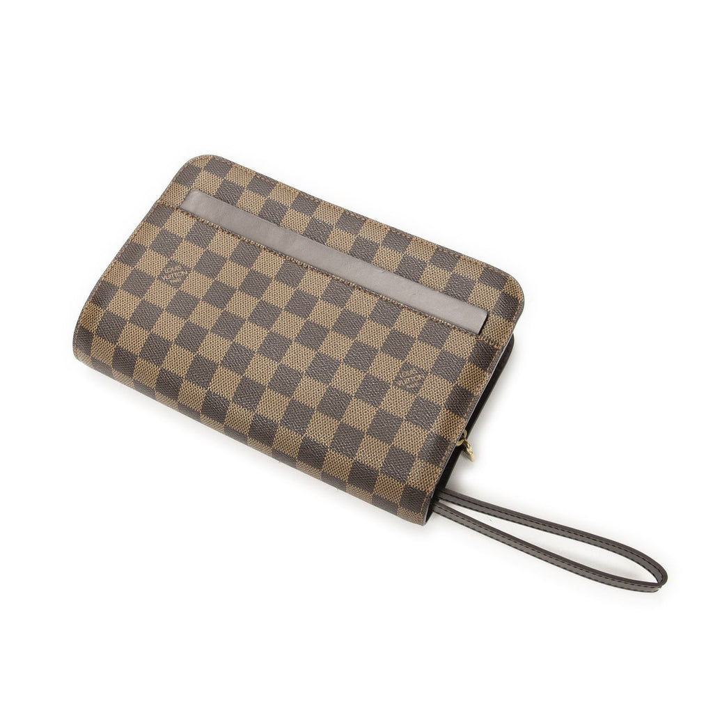 Louis Vuitton St Clutch Brown Damier Ebene — view 7
