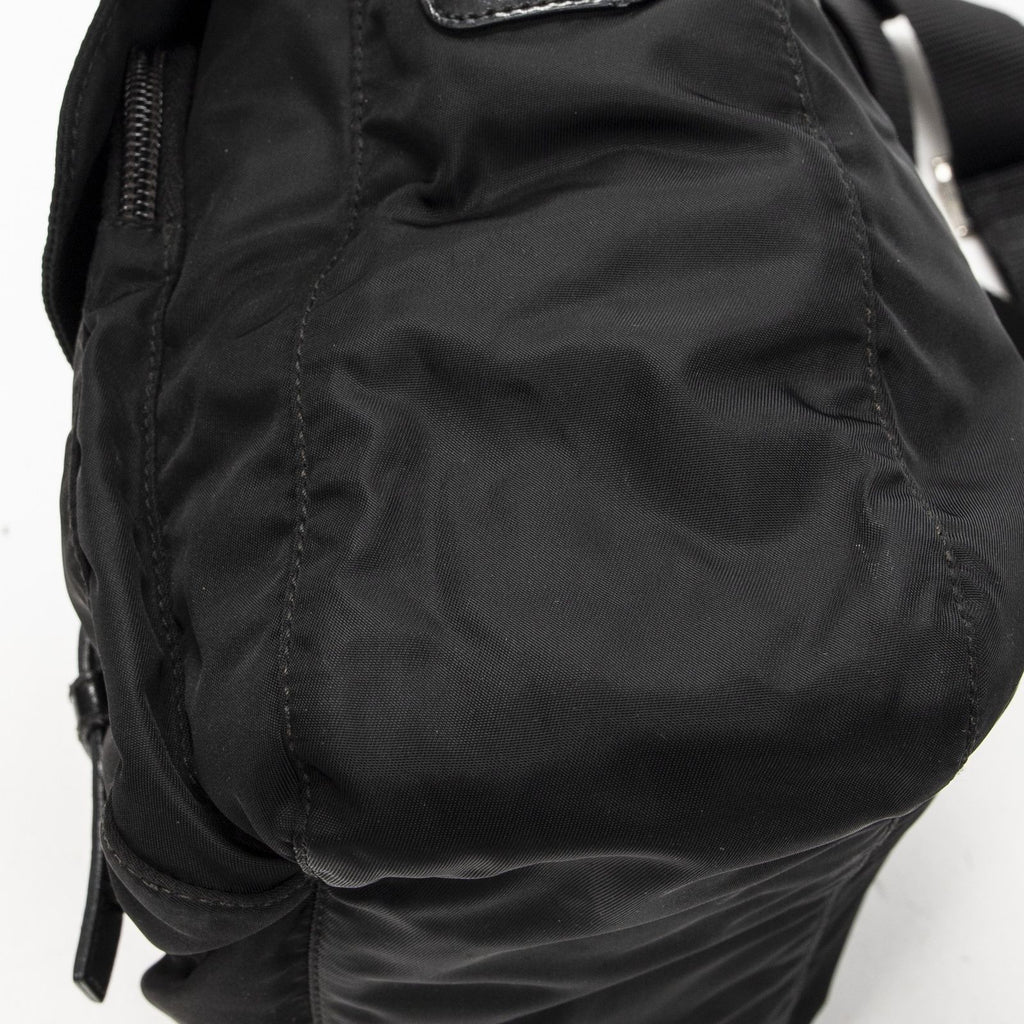 Prada Small Messenger Black Nylon Canvas — view 8