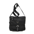 Prada Small Messenger Black Nylon Canvas