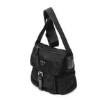 Prada Small Messenger Black Nylon Canvas — view 2