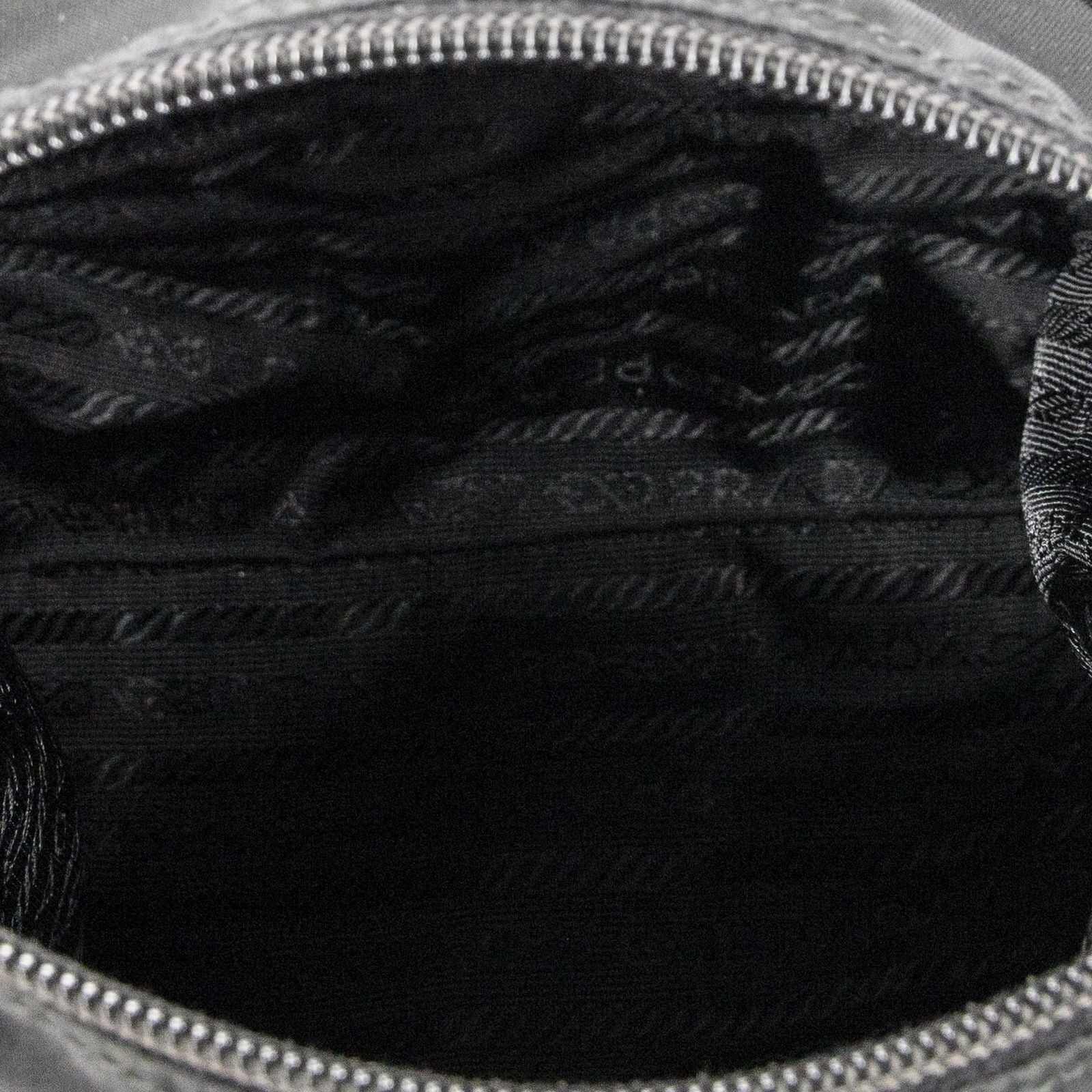 Prada Small Messenger Black Nylon Canvas — view 9