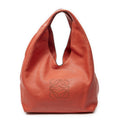 Loewedunas Hobo Pink Gray Calfskin Leather
