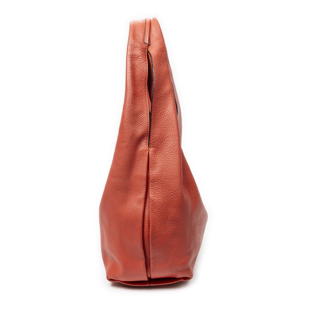 Loewedunas Hobo Pink Gray Calfskin Leather — view 3