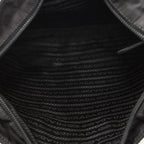 Prada Square Flat Crossbody Black Nylon Canvas — view 9