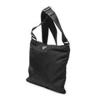 Prada Square Flat Crossbody Black Nylon Canvas — view 2