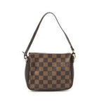 Louis Vuitton Trousse Makeup Pouch Brown Damier Ebene